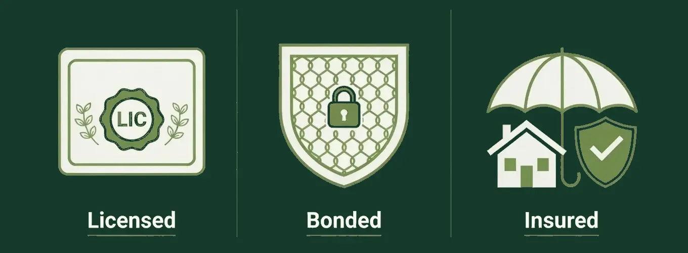 Licensed, Bonded and Insured